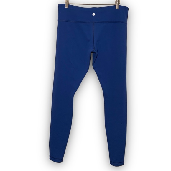 LULULEMON Reversible Wunder Under Pant in Limitless Blue/Black (Size 12) - Picture 9 of 16